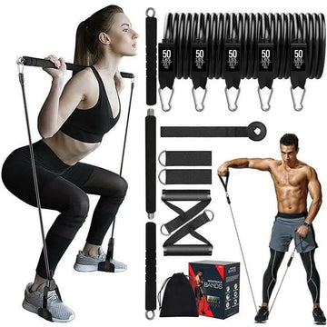 11Pcs Resistance Bands Set - AllOnMarket