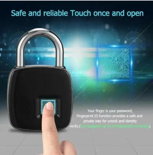 Waterproof Fingerprint Padlock - AllOnMarket